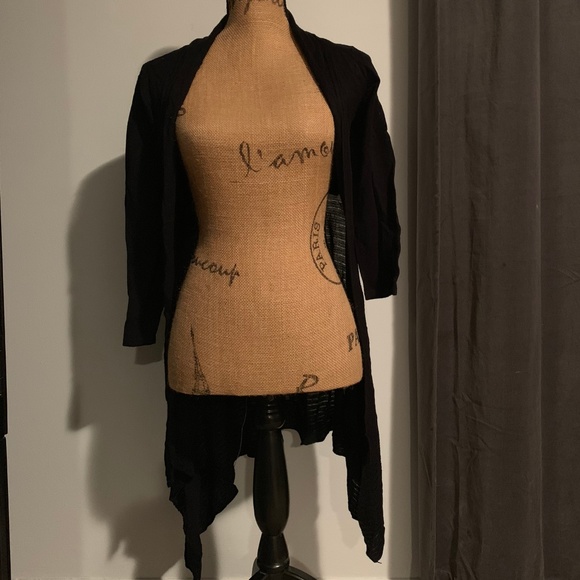 Women's Asymmetrical Sweater in Black - Picture 1 of 3